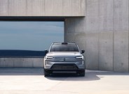 a car parked in a garage