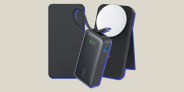 collage of three powerbanks