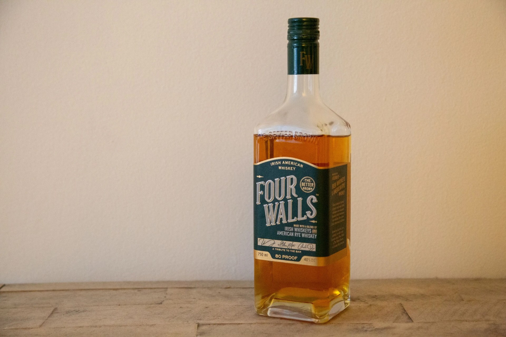 four walls irish american whiskey