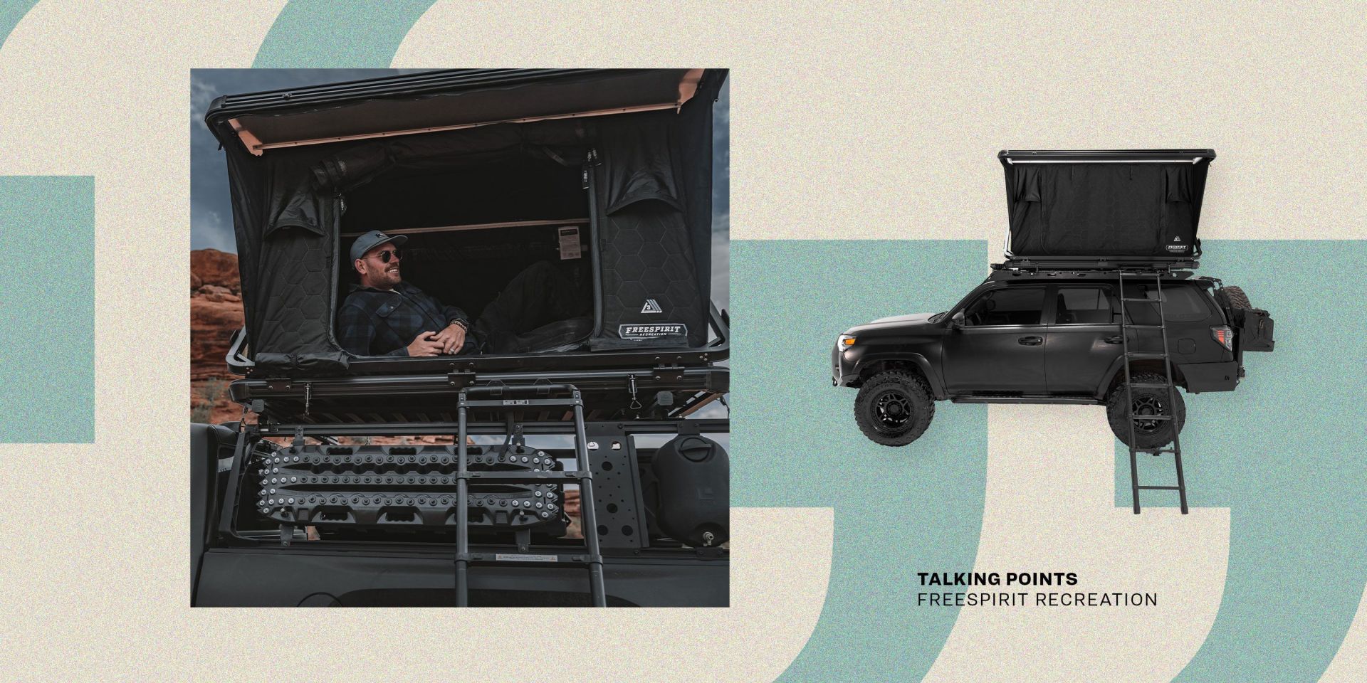 free spirit recreation truck rooftop tent
