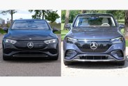 two mercedes side by side