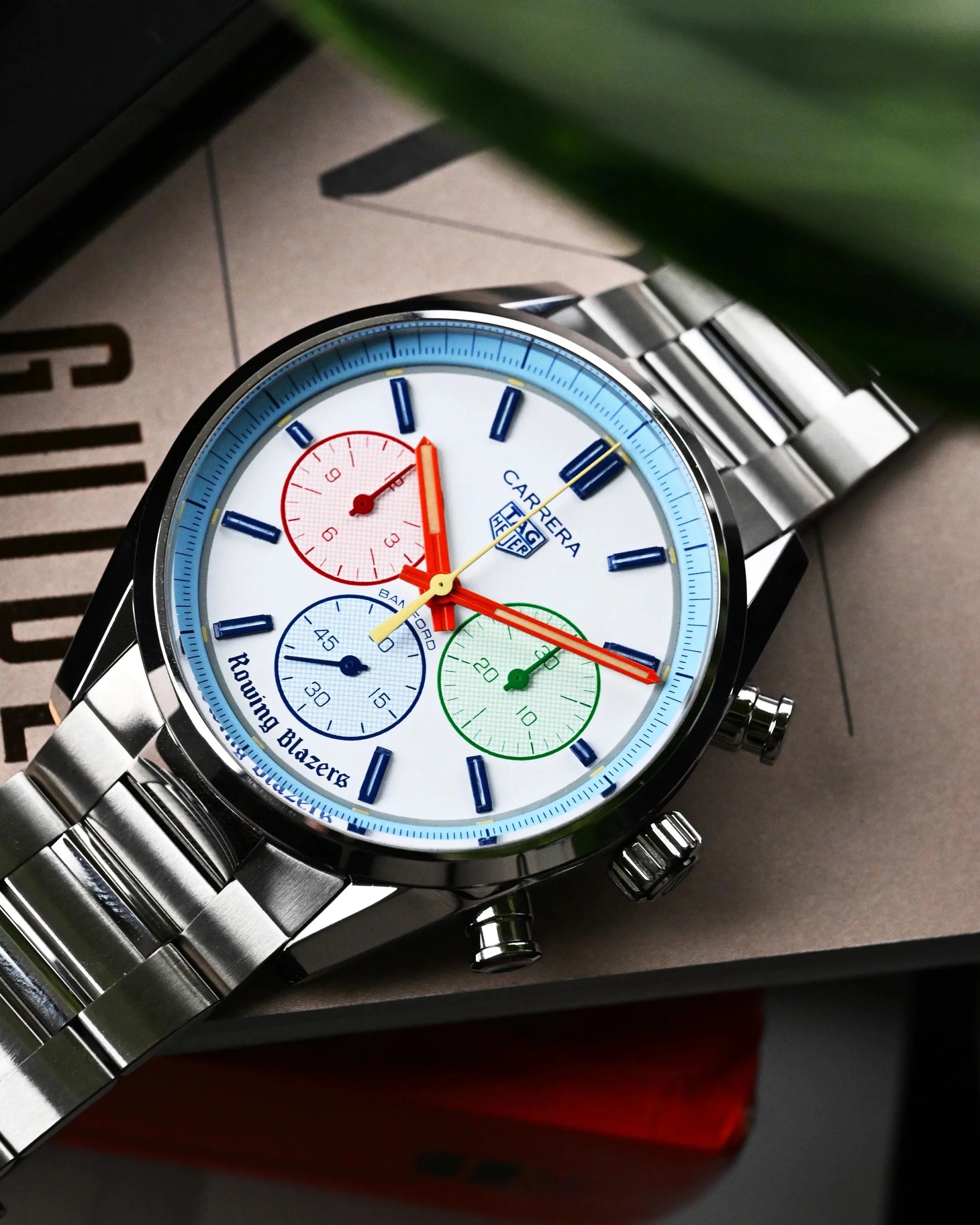 tag heuer rowing blazers x bamford yacht timer carrera
