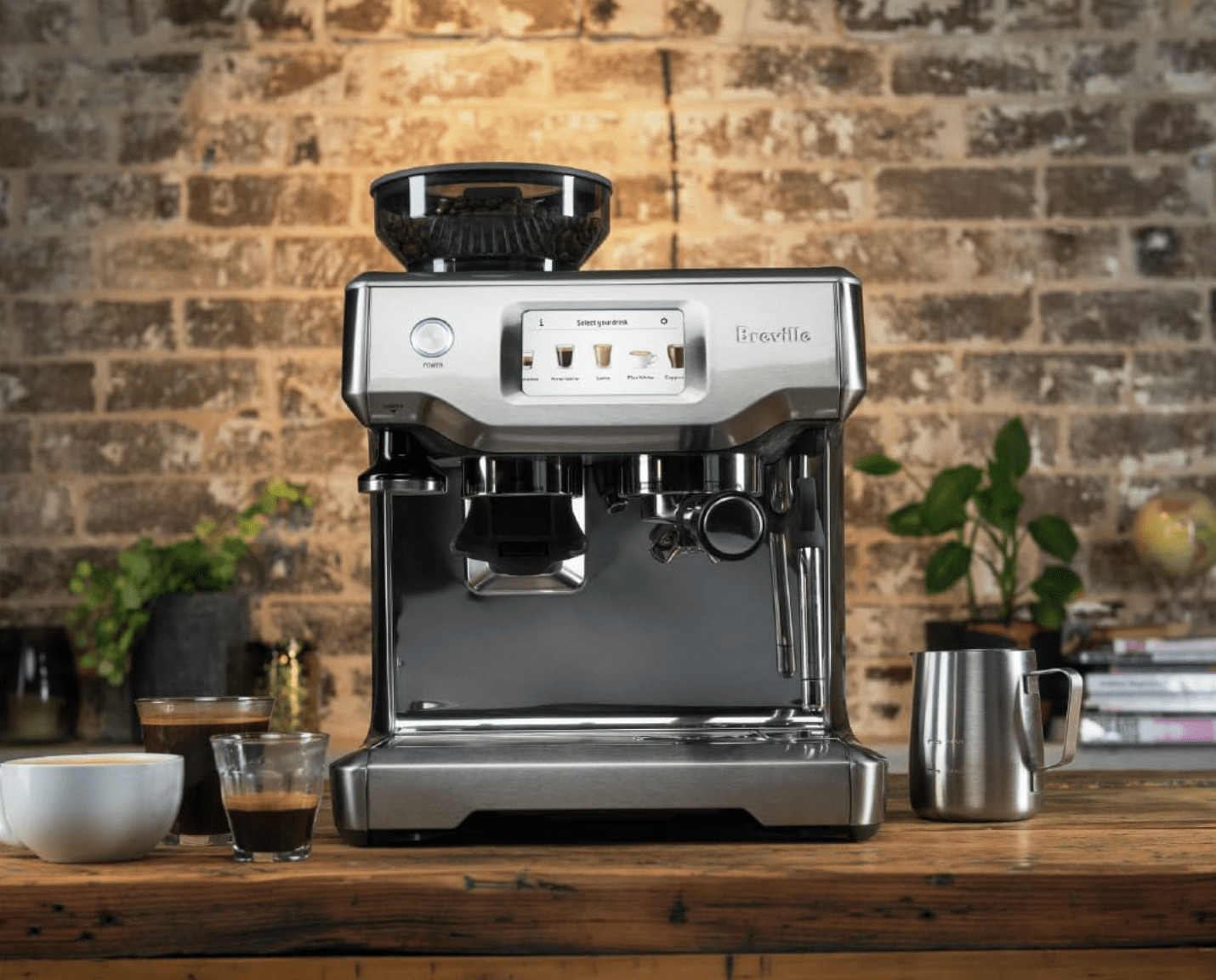 a coffee machine on a table