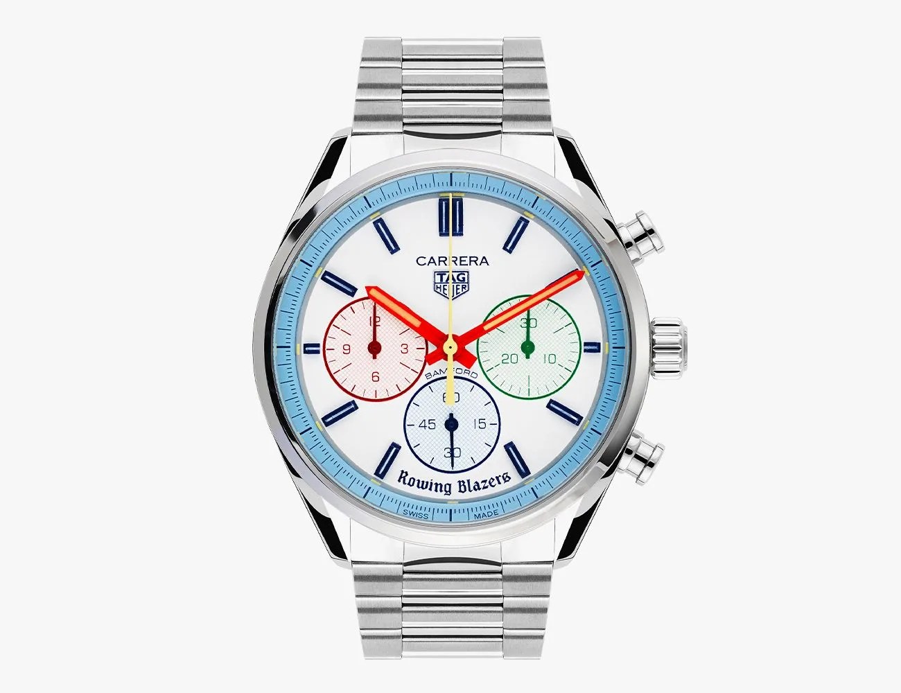 tag heuer x rowing blazers x bamford watch