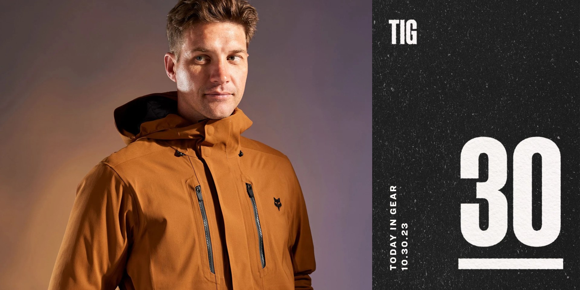 today in gear october 30 2023 man wearing fox racing terum insulated gore tex jacket