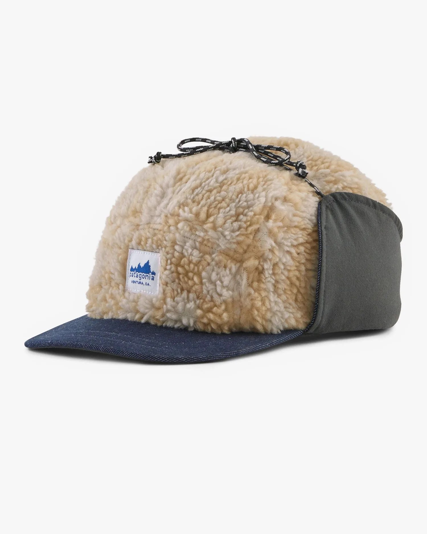 patagonia range earflap flannel lined cap