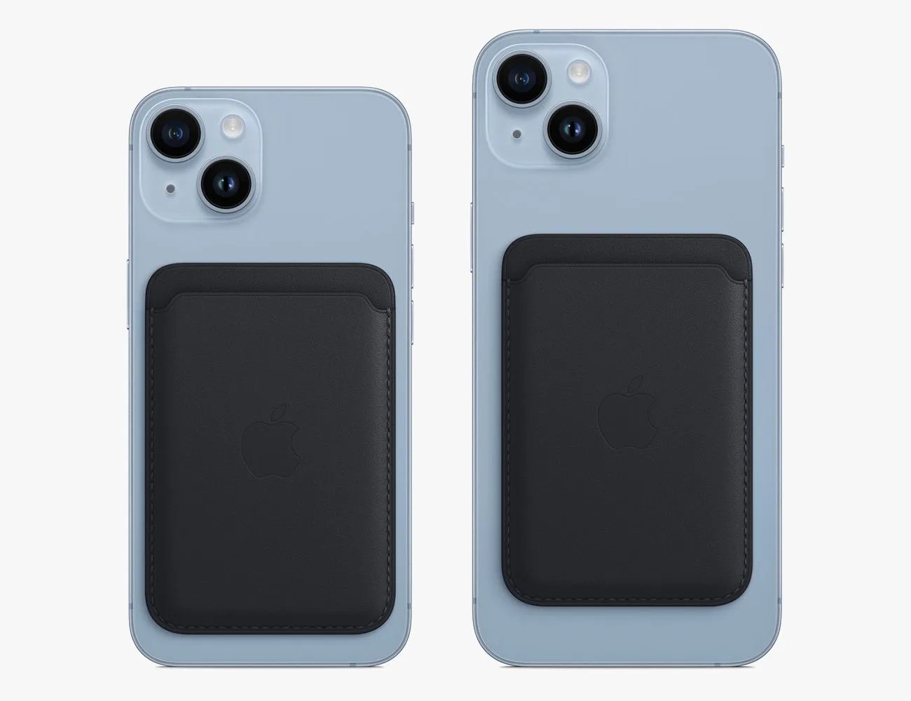 apple phones with a wallet case on the back