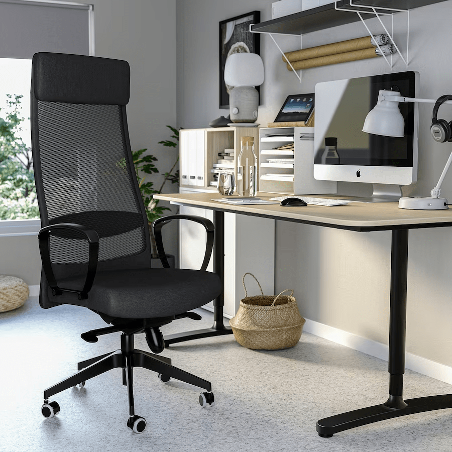 markus office chair vissle dark gray