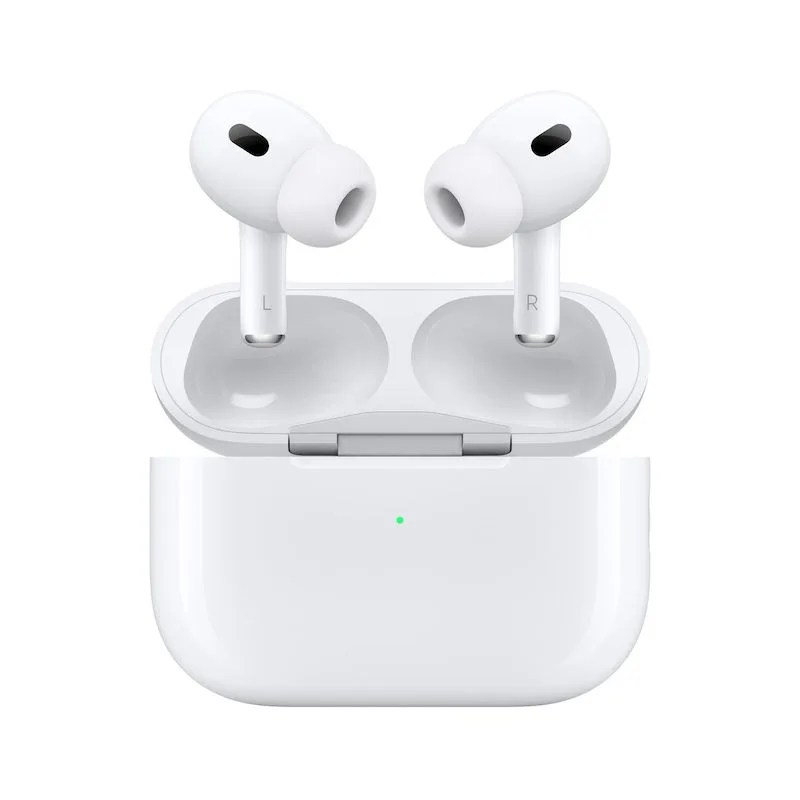 Apple AirPods Pro (2nd Gen) Wireless Earbuds, Up to 2X More Active Noise Cancelling, Adaptive Transparency, Personalized Spatial Audio MagSafe Charging Case (Lightning) Bluetooth Headphones for iPhone