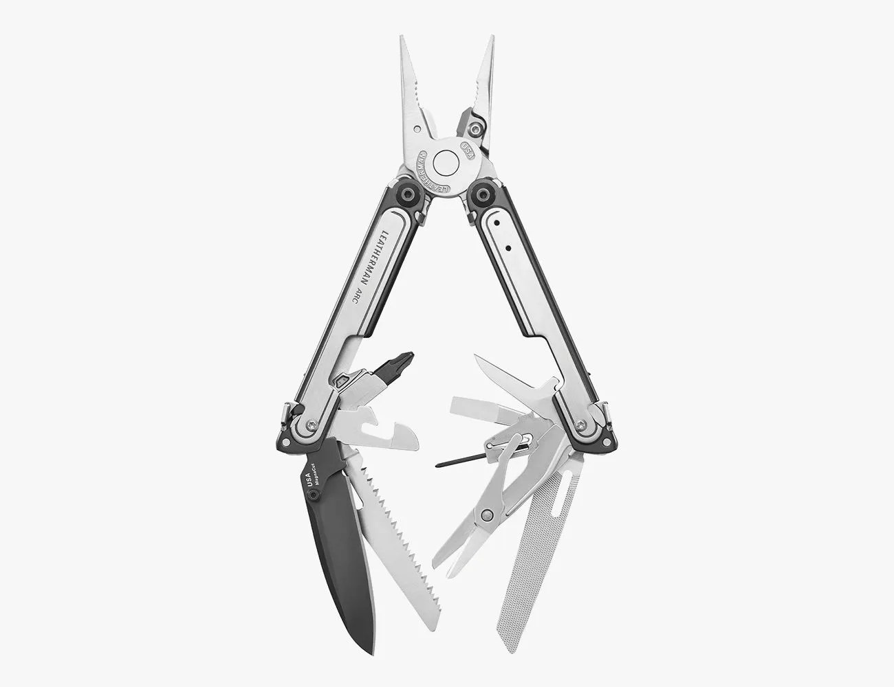a silver and black edc