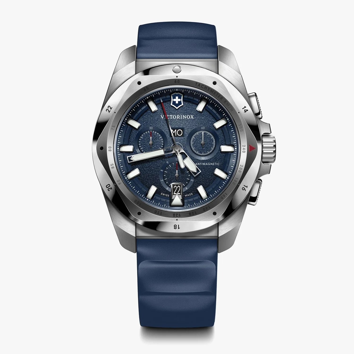 inox chrono blue wrist watch