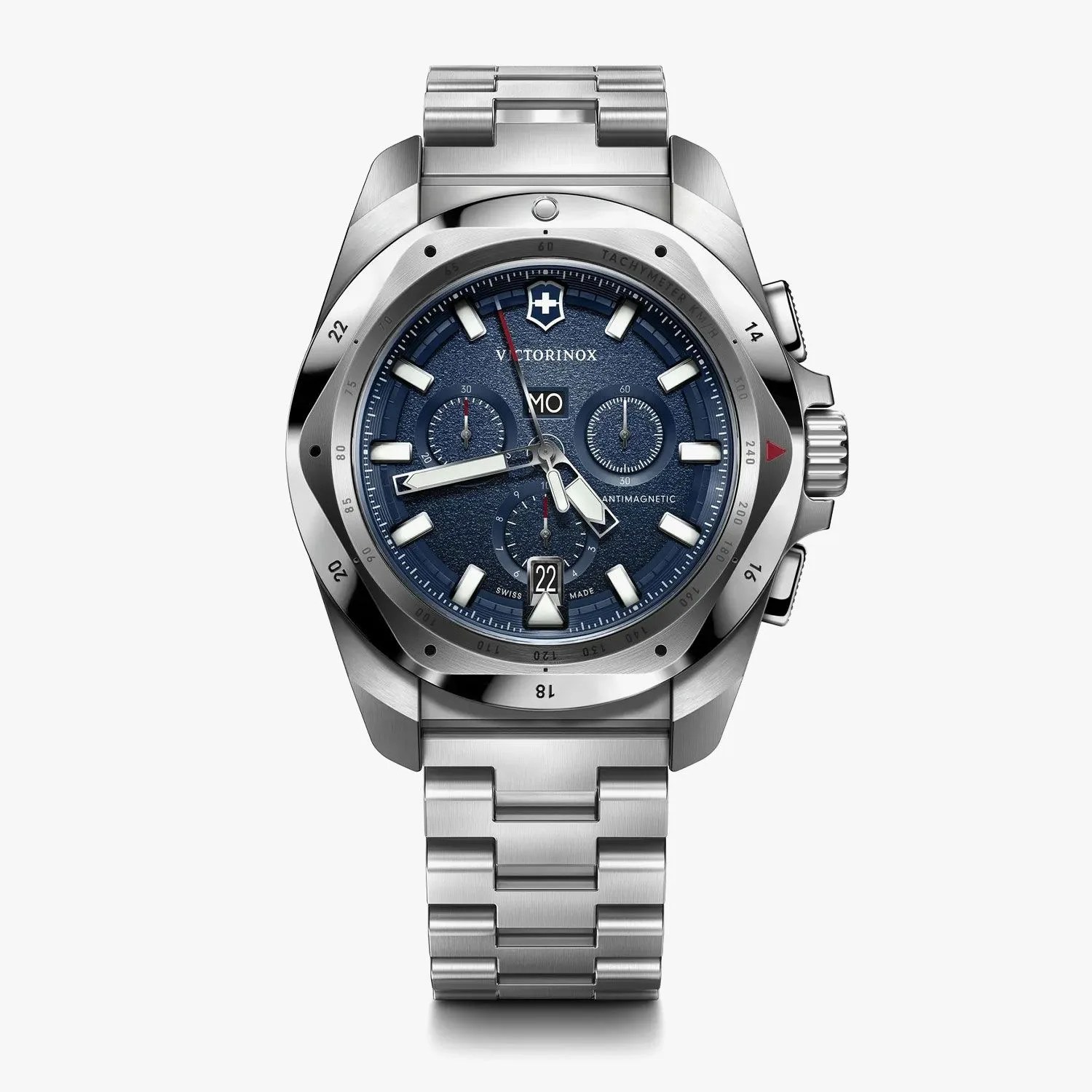 inox chrono silver wrist watch