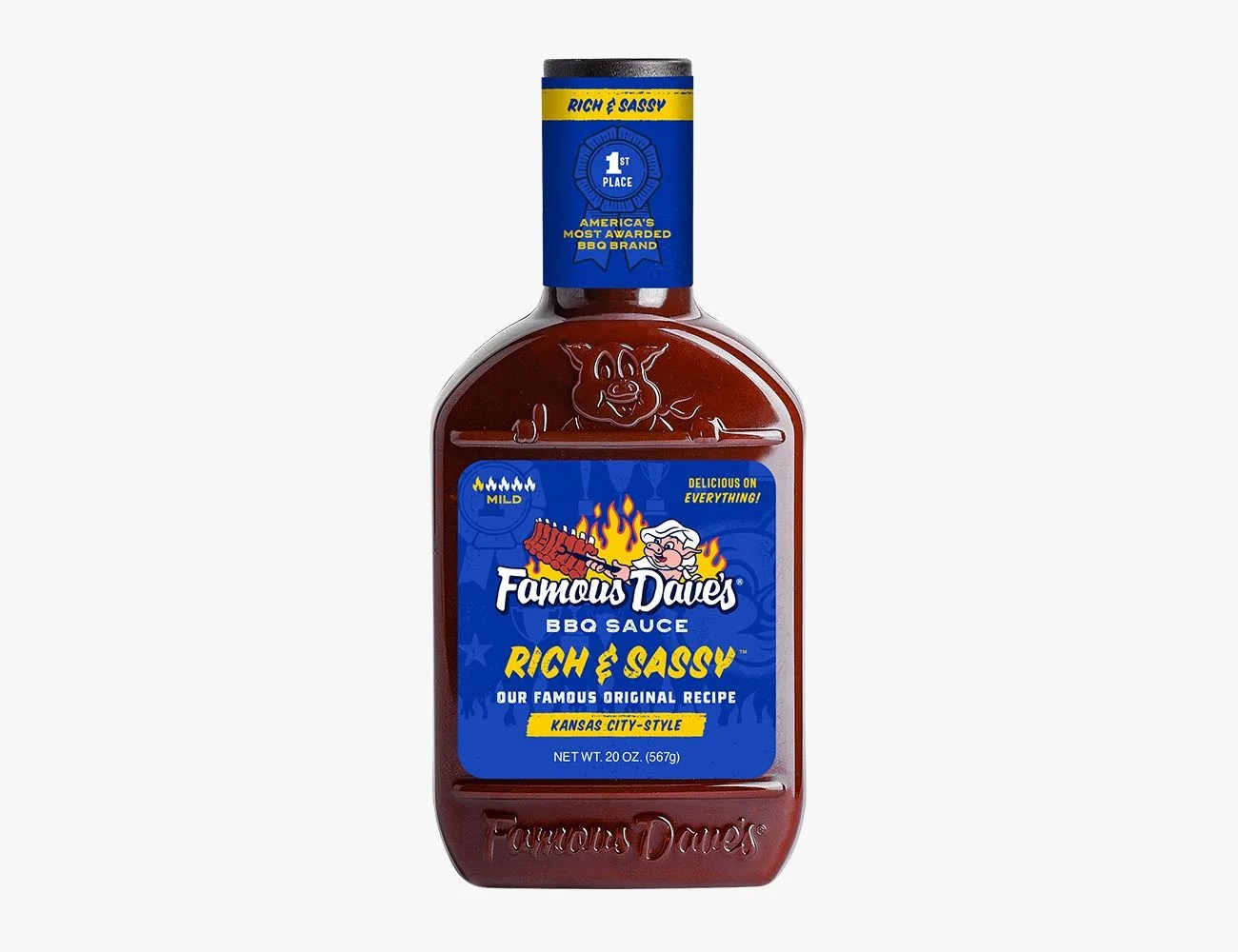 a bottle of bbq sauce