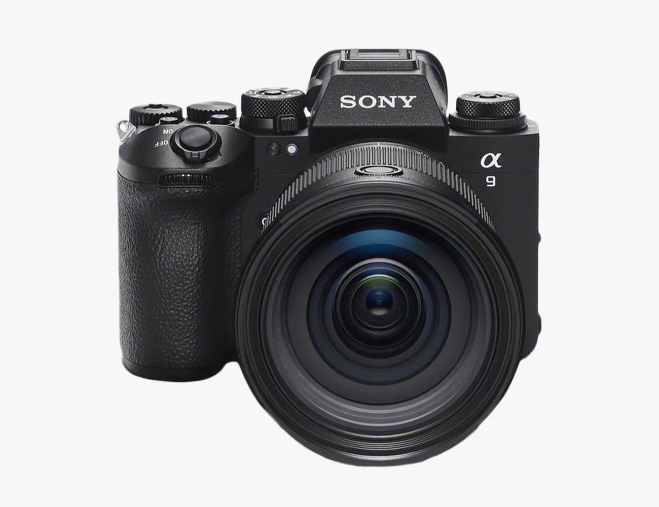 a black camera with a lens