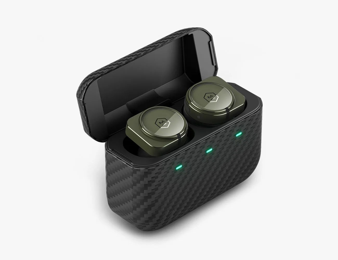 earbuds in a case