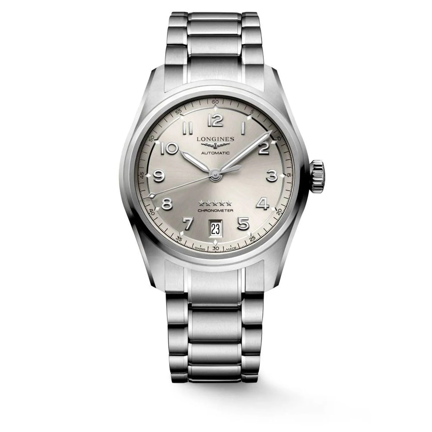 Longines Spirit Zulu Time Champagne Dial Watch