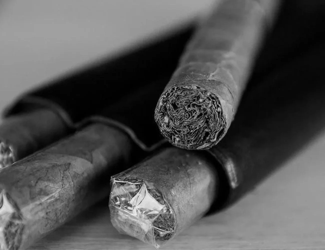 a close up of cigars