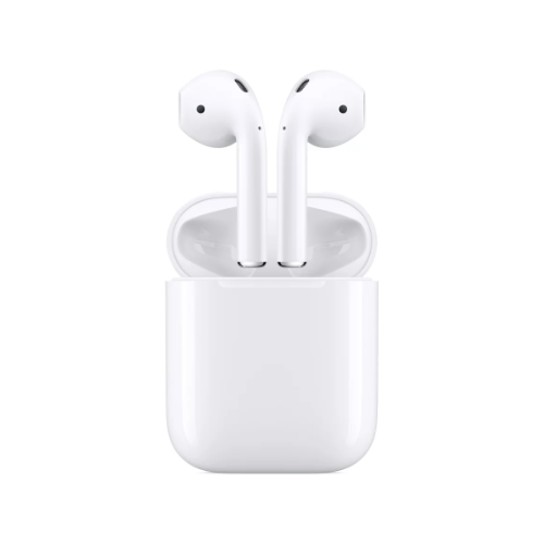 Apple AirPods (2nd Generation) Wireless Ear Buds, Bluetooth Headphones with Lightning Charging Case Included, Over 24 Hours of Battery Life, Effortless Setup for iPhone