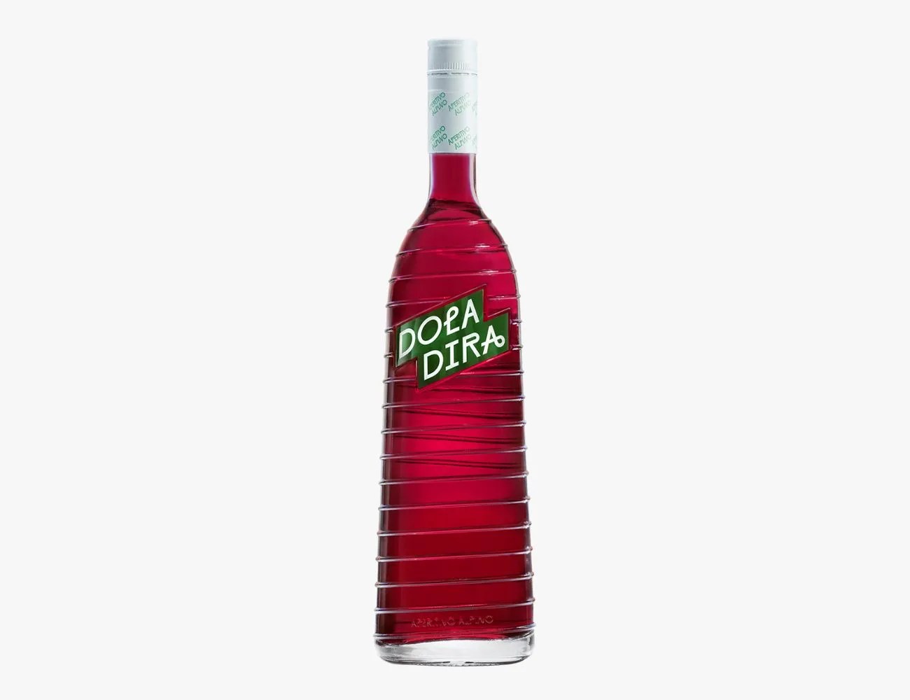 a bottle of red liquid