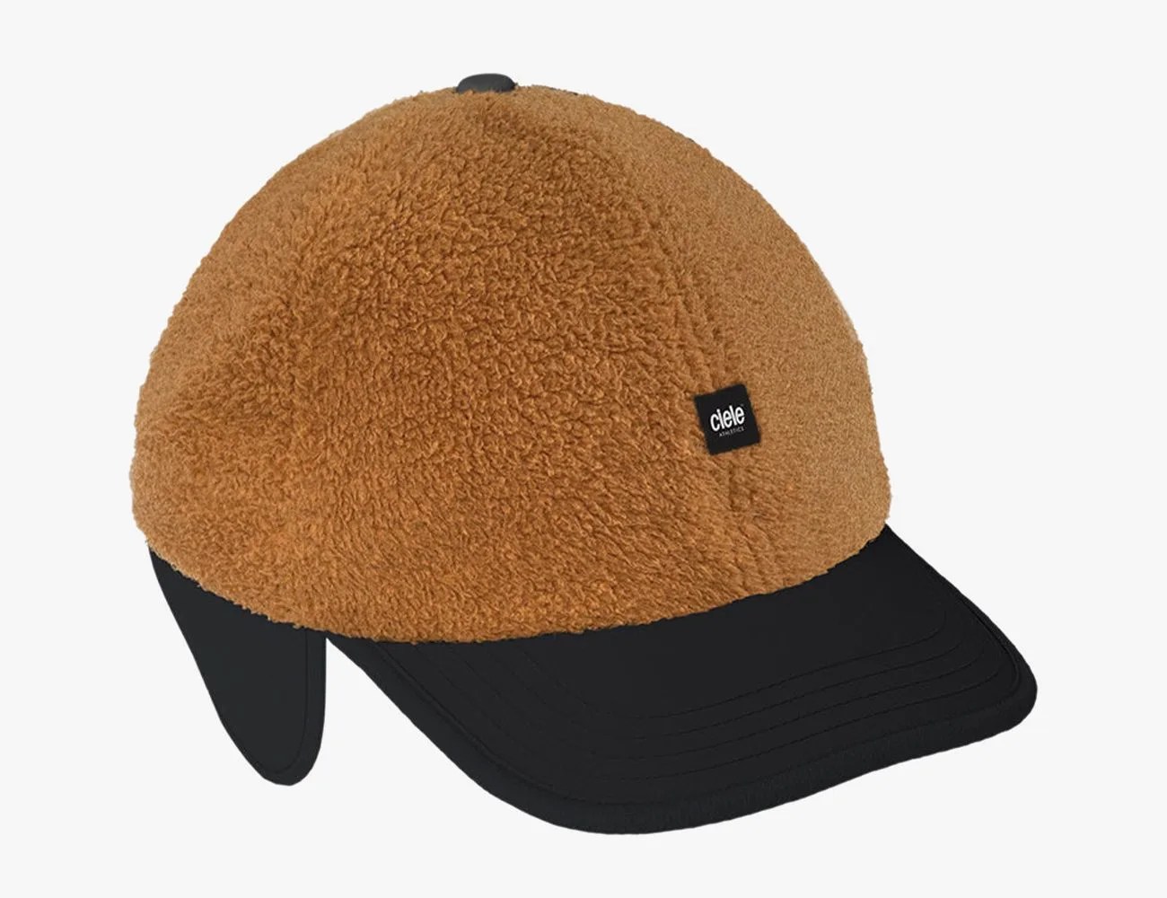 a brown hat with a black band