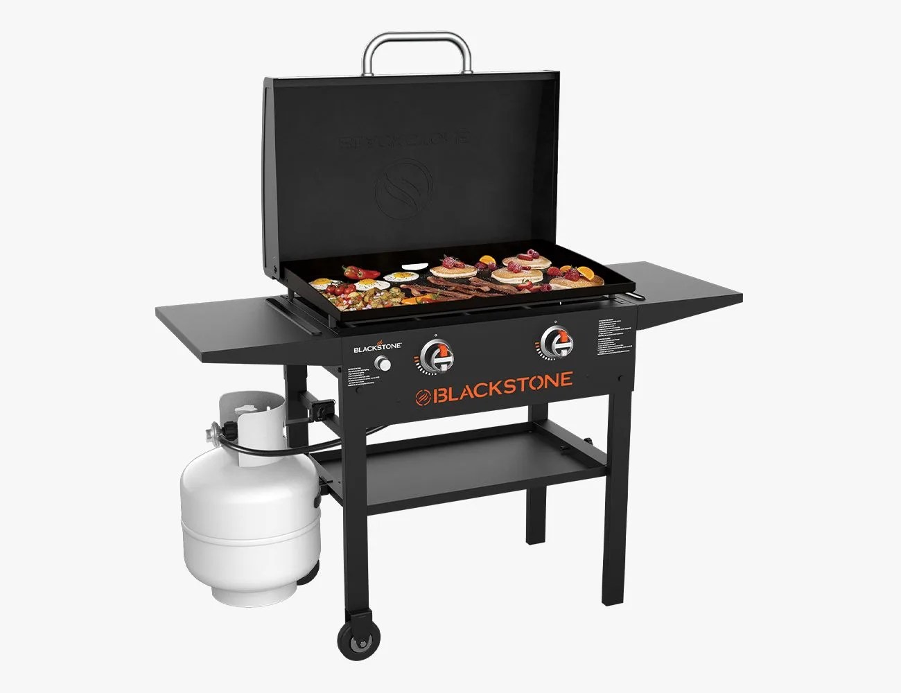 a black grill