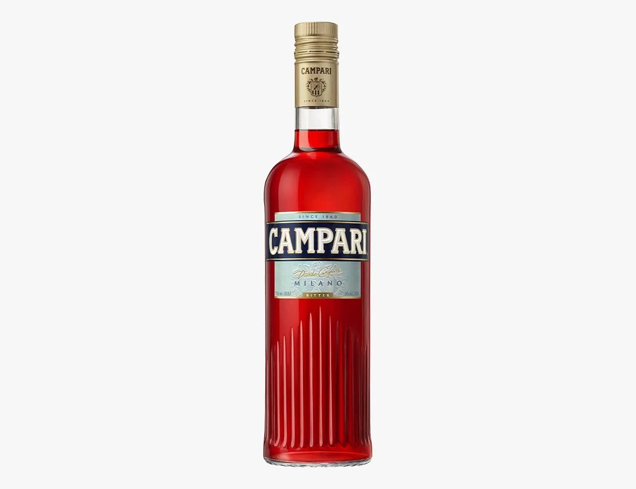 a bottle of campari