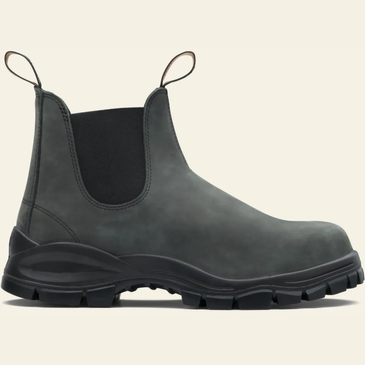 chelsea boots rustic black