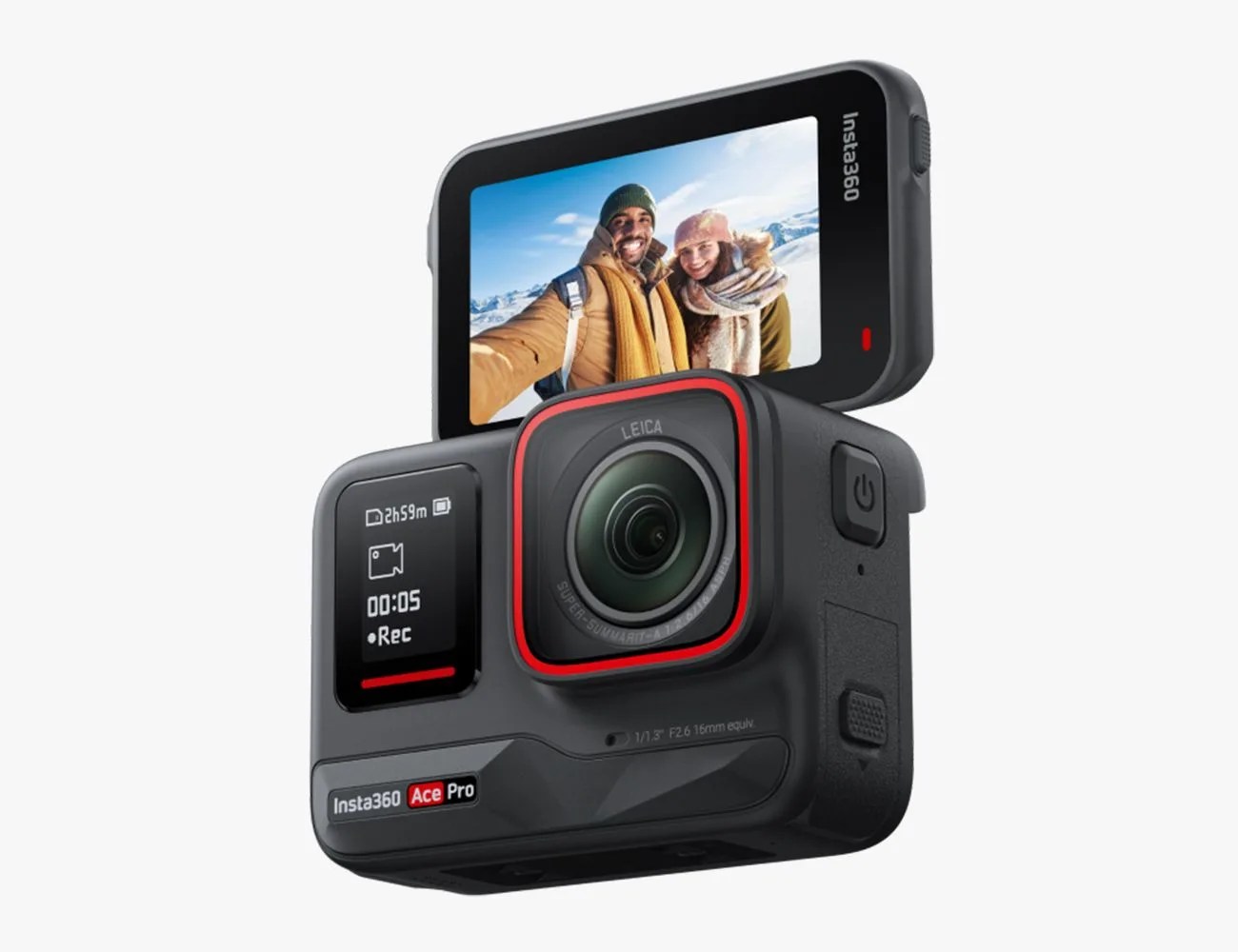 a camera with a screen