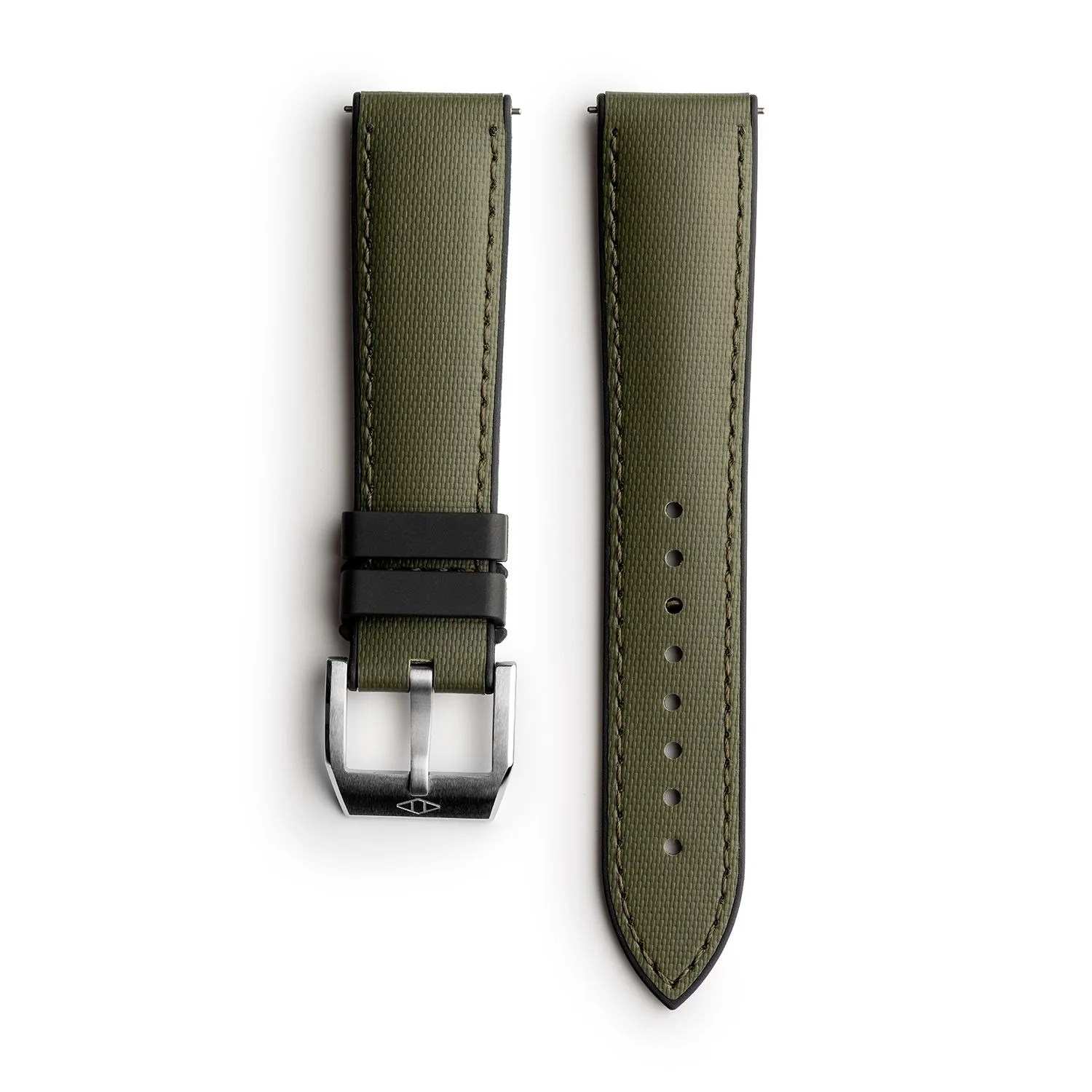 a close up of a watch strap
