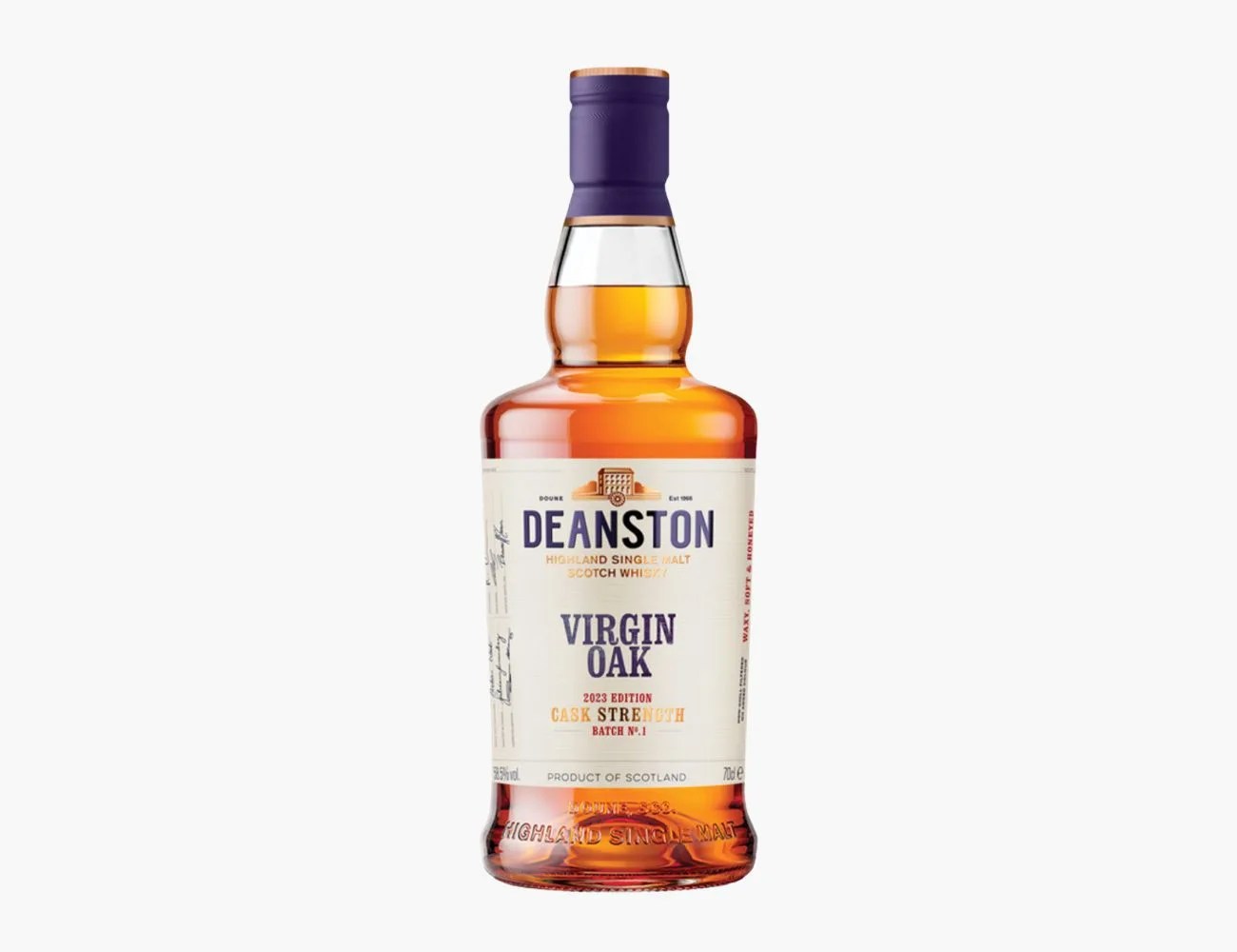 Deanston alcohol whiskey scotch bottle