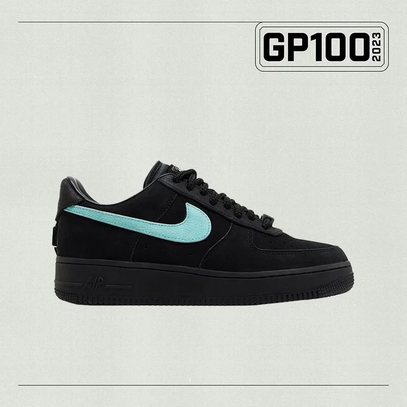 a black and blue shoe