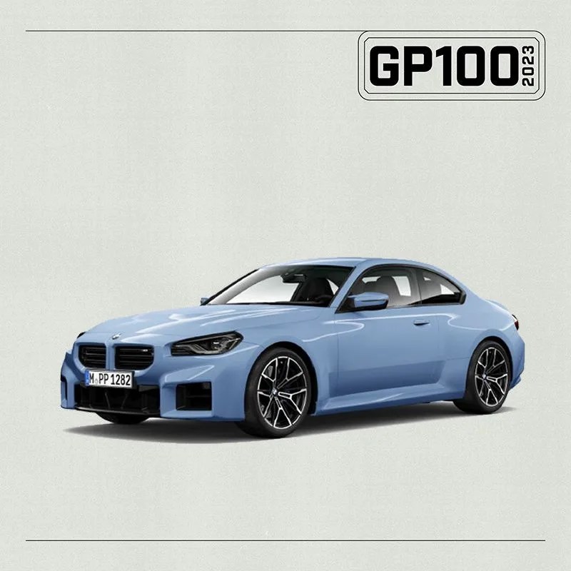 a blue car