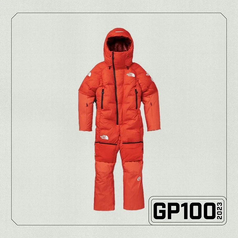 a red suit