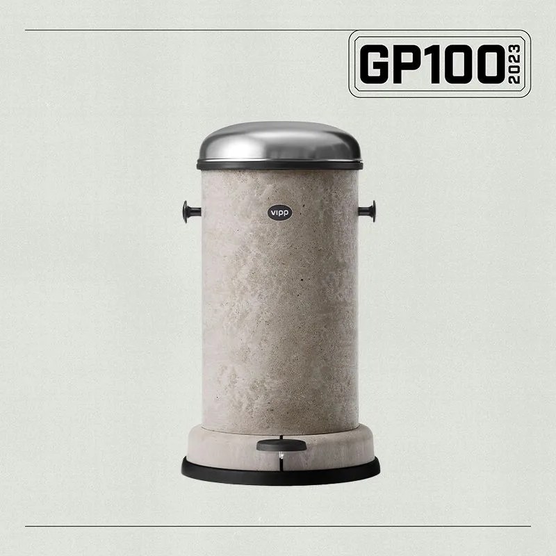 a trash can