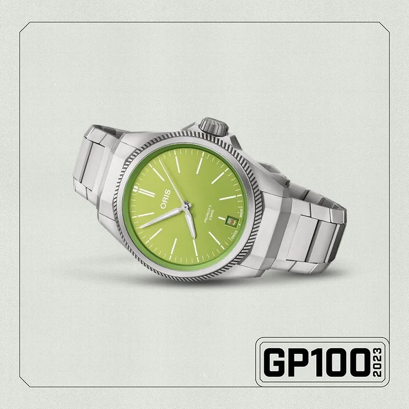 a silver watch