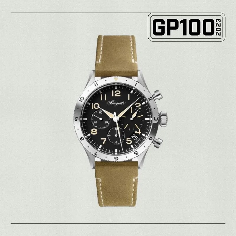 a watch with a leather strap
