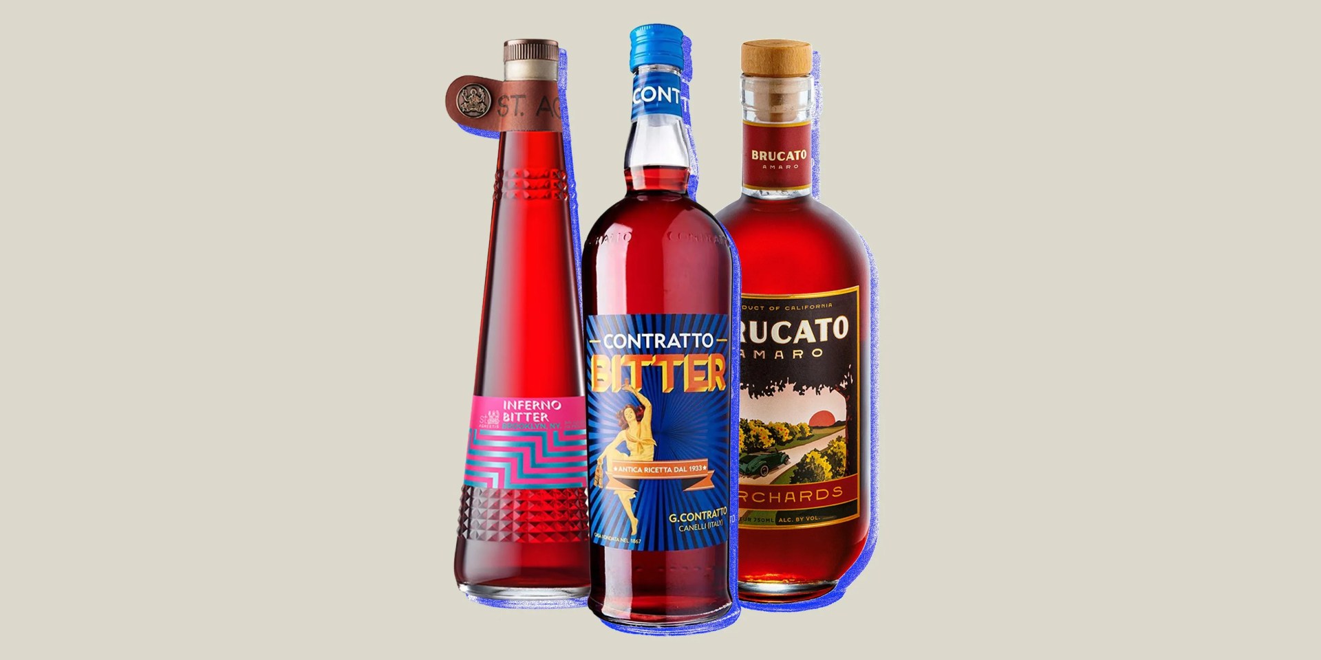 a group of bottles