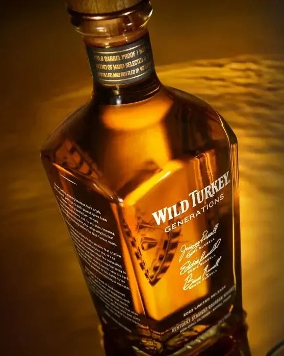 a bottle of wild turkey generations