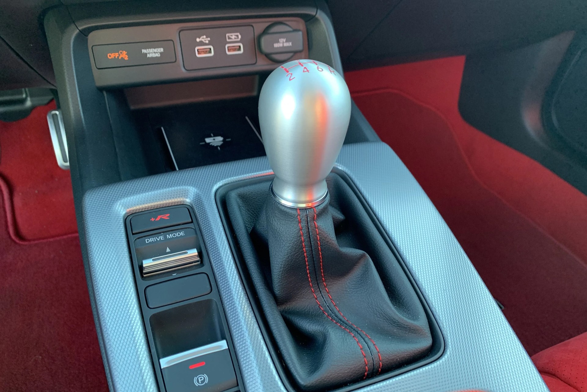 civic type r manual shift knob