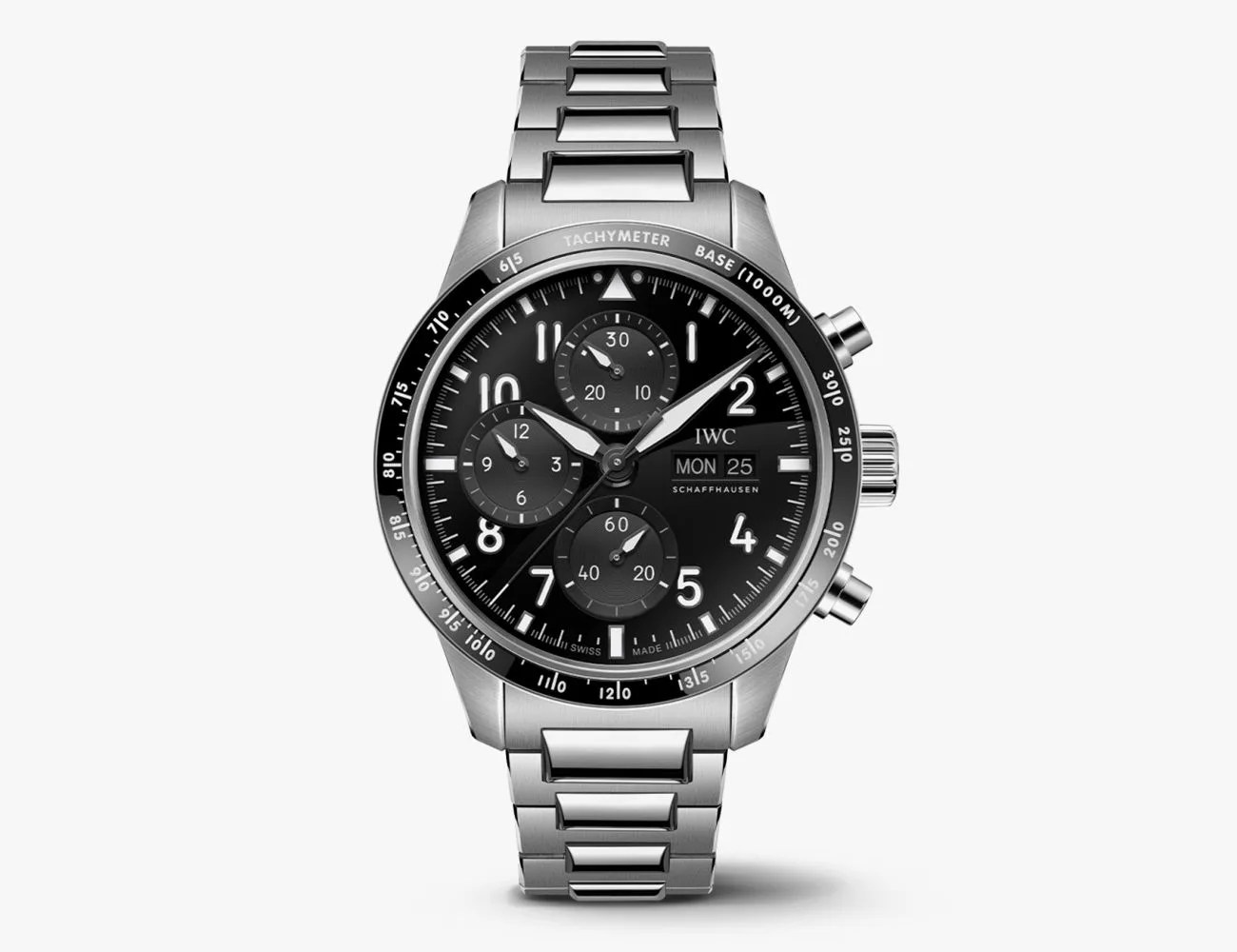 a black watch and silver watch