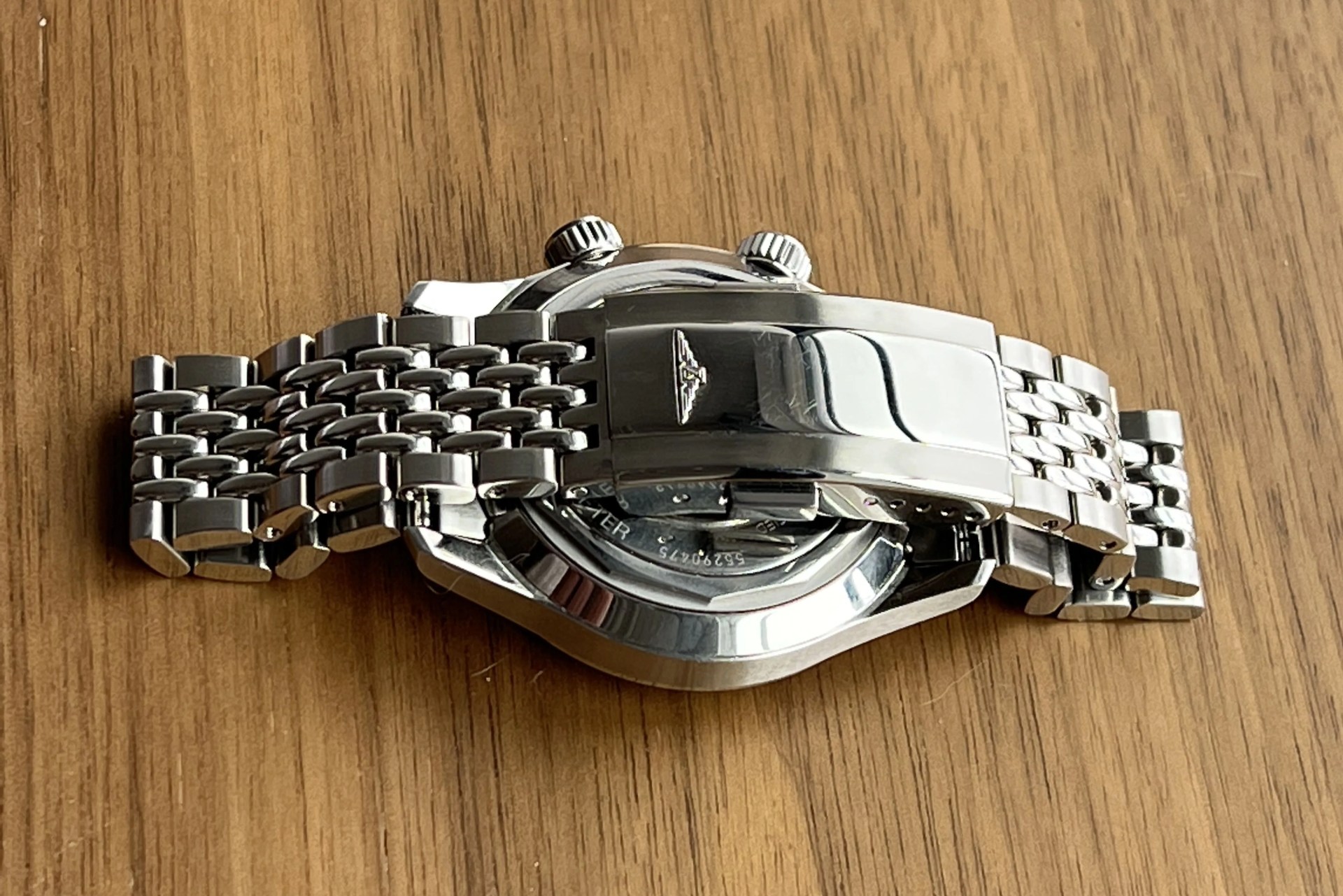 a watch on a table