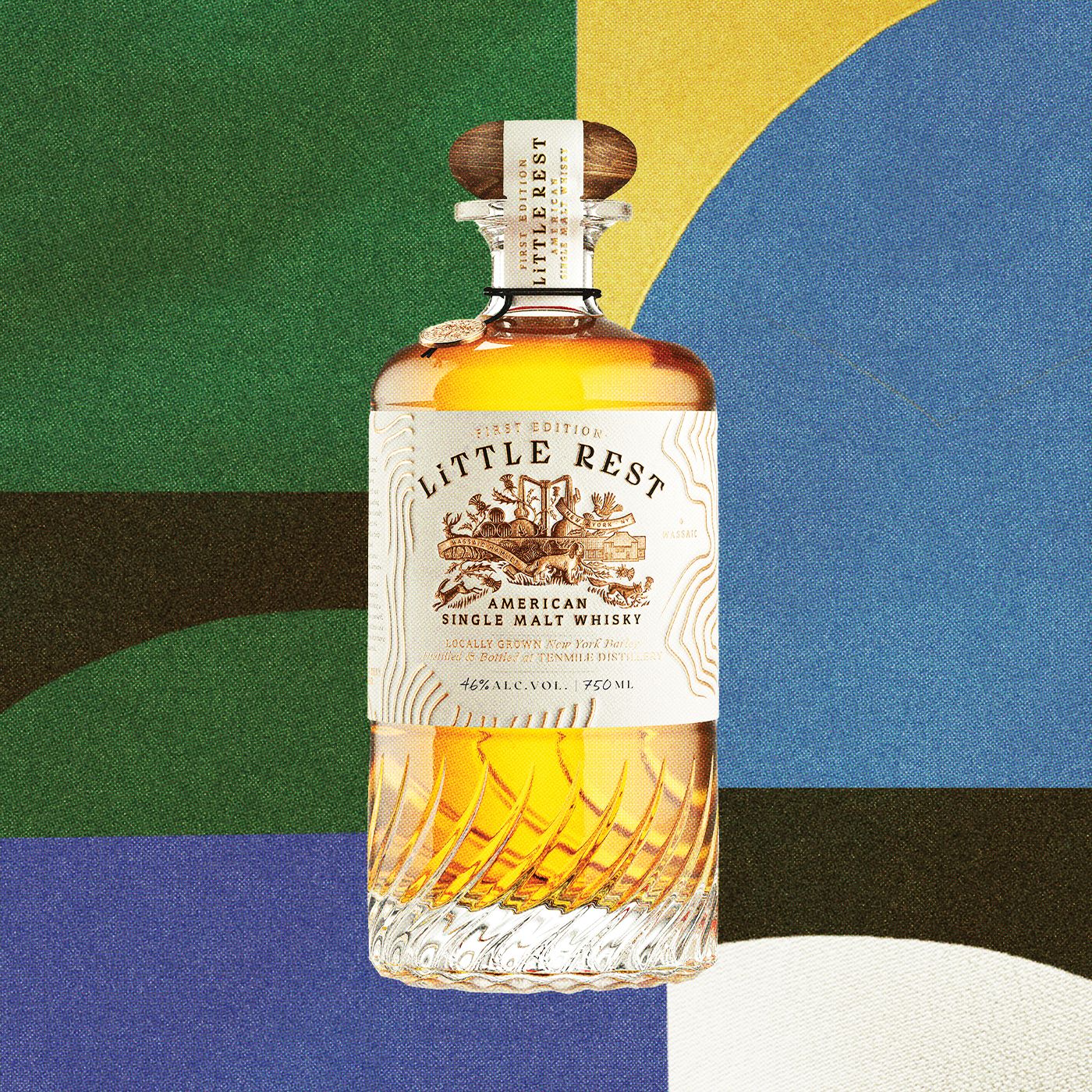 a bottle of alcohol