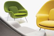 three womb chairs