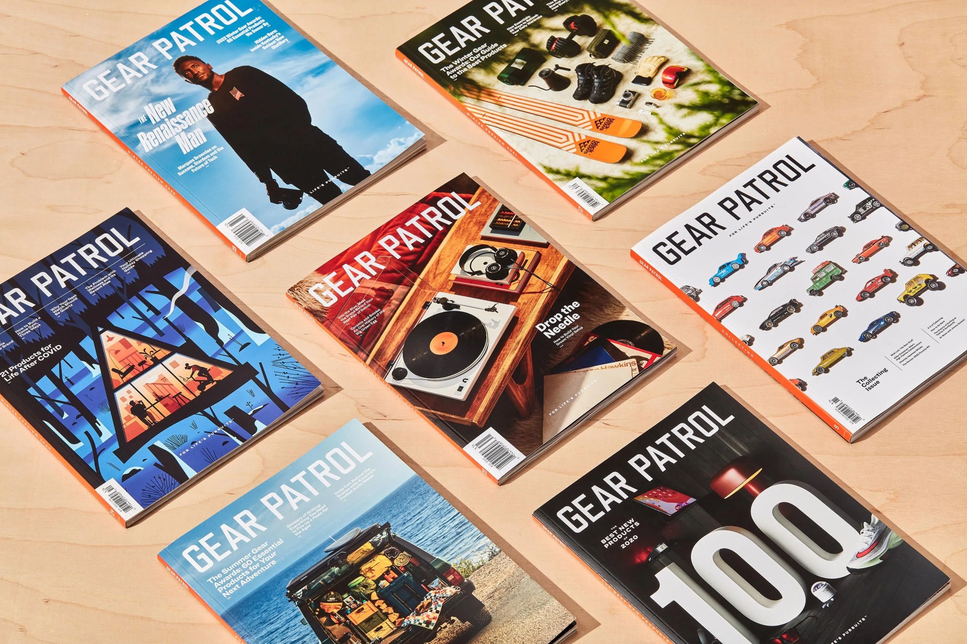 group of magazines on the ground