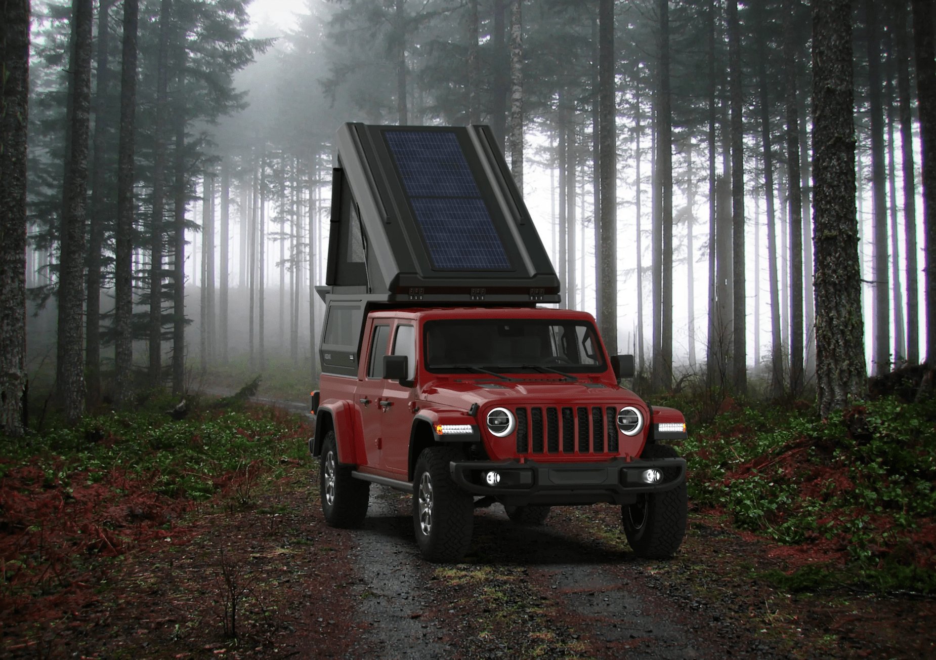 jeep addax overland camper shell system