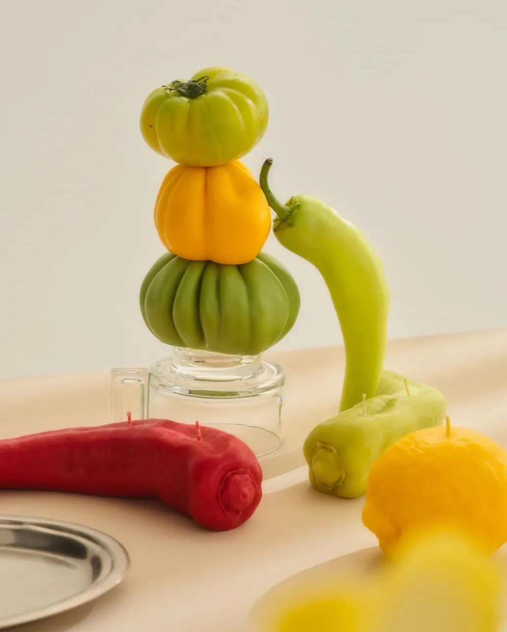 nonna's grocer red chilli candle