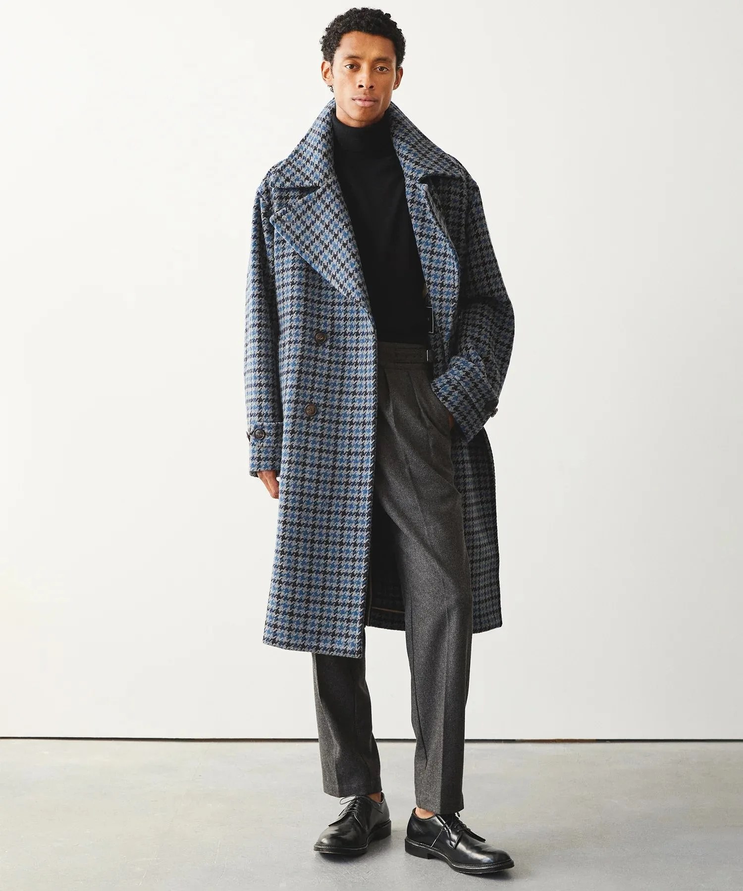 a man wearing a coat