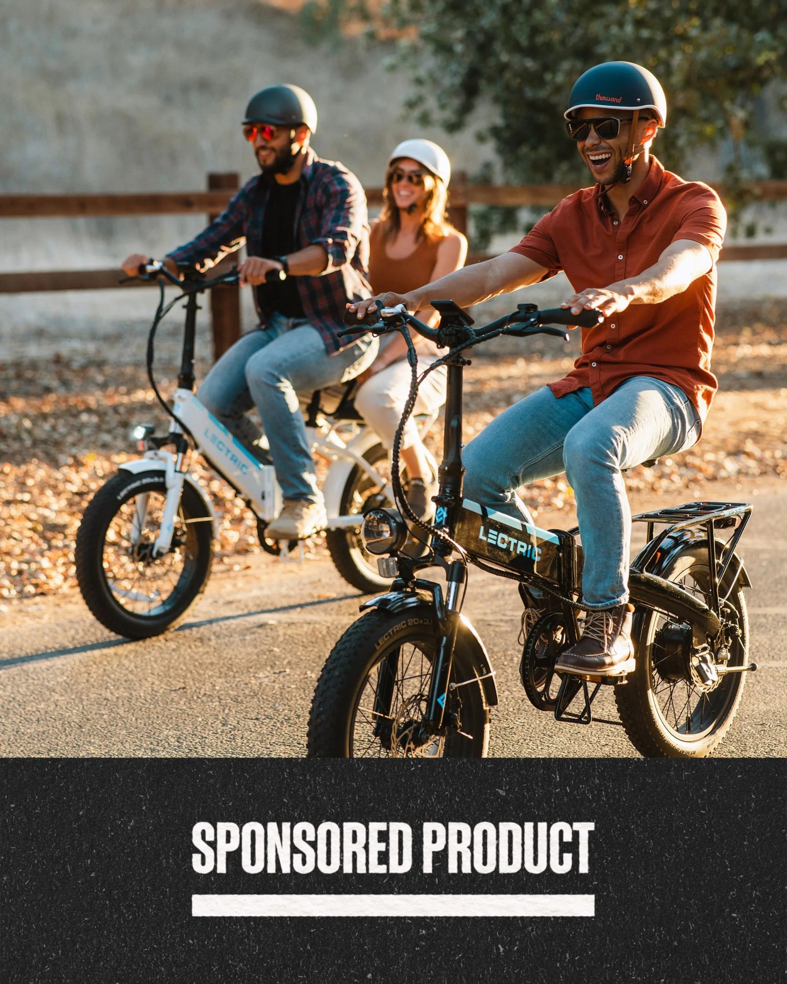 sponsored product people riding foldable electric bike xp 3