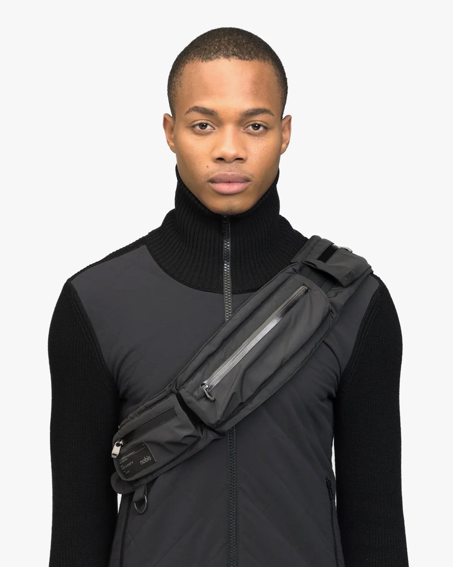 a man wearing a nobis cylar unisex tactical modular belt