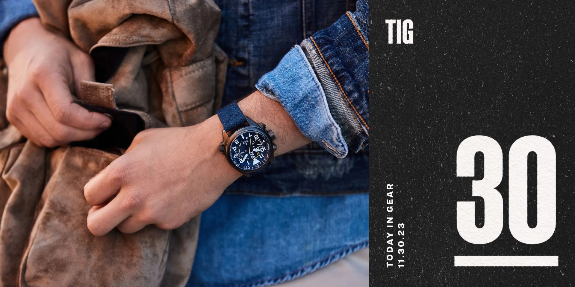 a man wearing a watch
